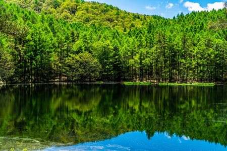 信州 御射鹿池（みしゃかいけ）