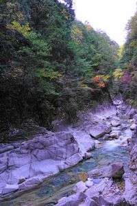 木曽　柿其渓谷　清流