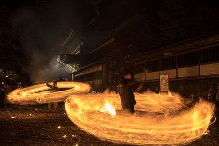 火振り神事