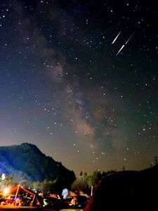 水瓶座流星群　短いけど仲良しな流れ星