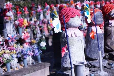 風車とお地蔵様