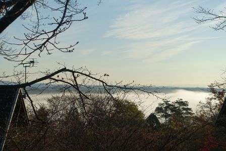 御前山での雲海
