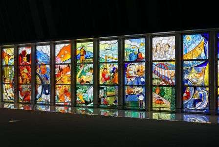 鉄道博物館にて