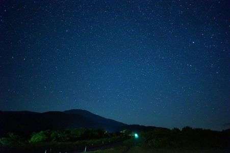 鳥海山の星空