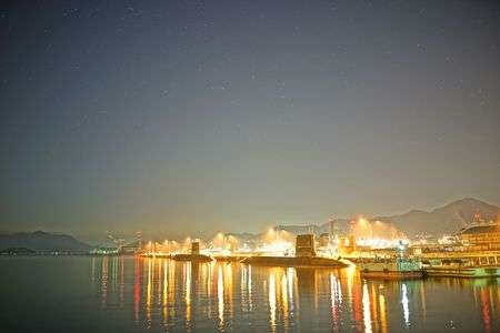 初めての夜間撮影