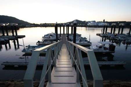 ある港の光景