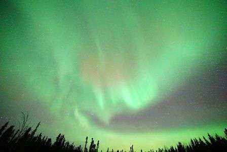 翌日,凍てつく静寂に訪れた、北のあかり爆発!