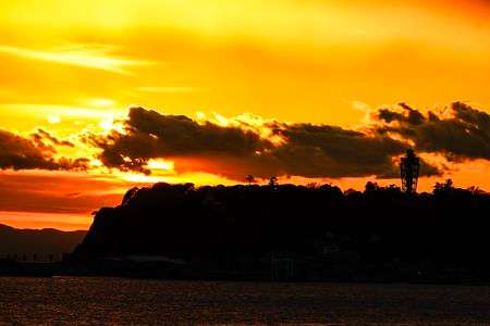 久しぶりの投稿！in 江の島サンセット！