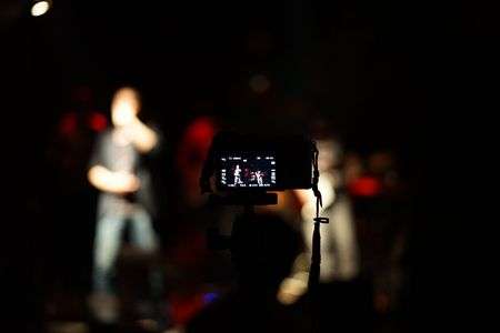 ライブ動画撮影中