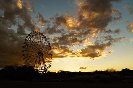 ひたち海浜公園の黄昏