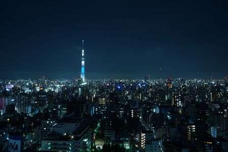 ホテルの窓からスカイツリー