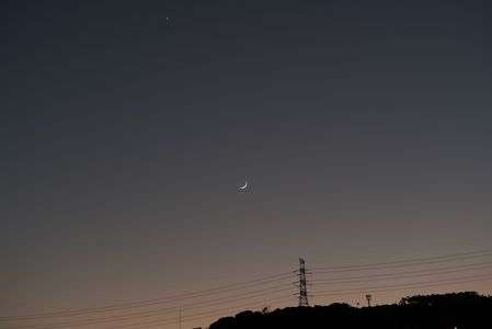 三日月とポラリス