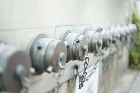 連結送水管挿入口