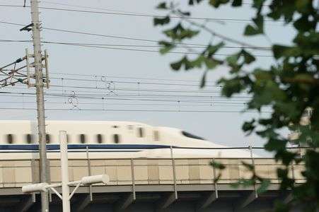 新幹線の架線