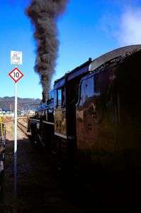 ＳＬに乗って、天ぷら蕎麦を食べに行く