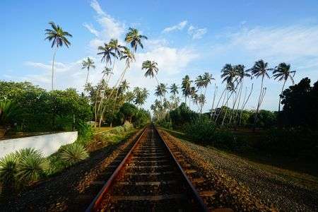 スリランカの線路