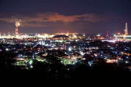四日市コンビナート 工場夜景