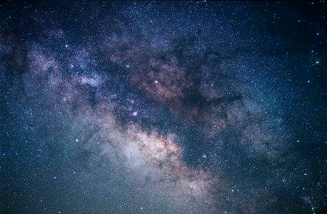 天の川のまんなか。