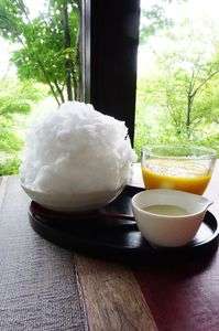 天然氷のかき氷〜長瀞にて〜