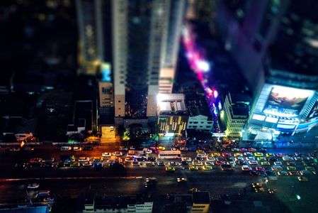 ミニチュア写真 タイ バンコク ホテル 32階 