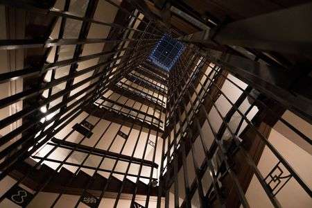 天守閣への階段