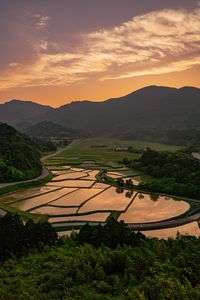 夕景リフレクション