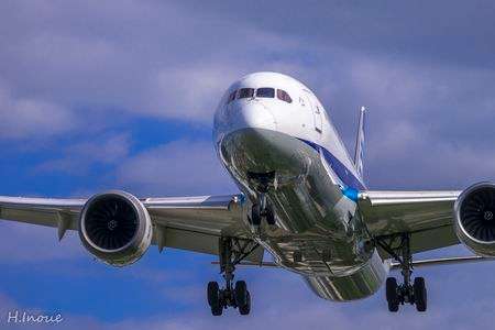 Ｂ７８７－９　着陸！