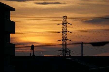 今日の夕陽