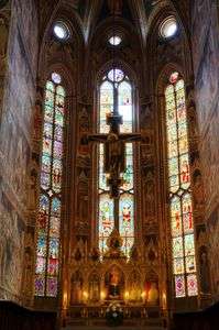 キリストとステンドグラス