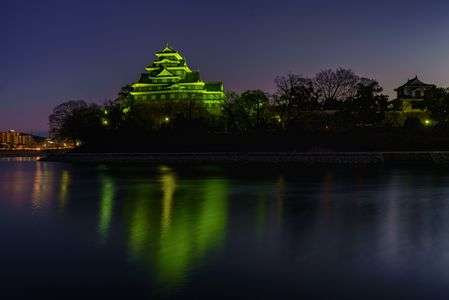 烏城のたそがれ