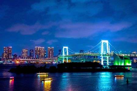 夏のレインボーブリッジ