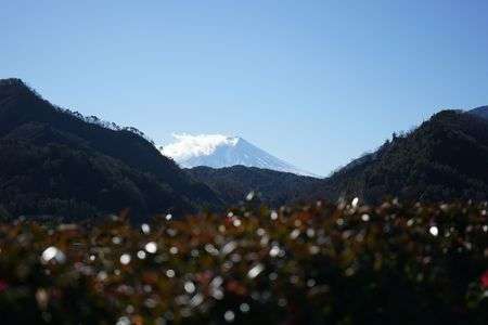 元日の富士山　初狩より