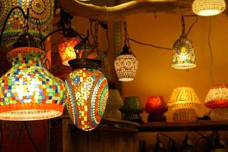 トルコランプのある風景