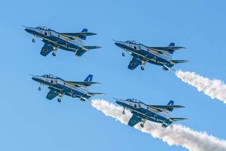 ブルーインパルス  at 百里基地