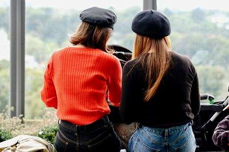 がラス越しの向こうにある東京-５