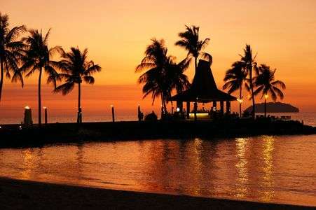 コタキナバルの夕陽