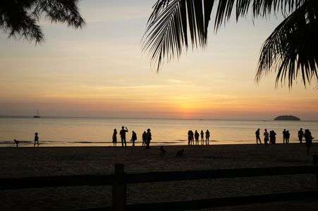 コタキナバルの夕景