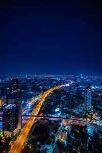 タイ、夜景、高層