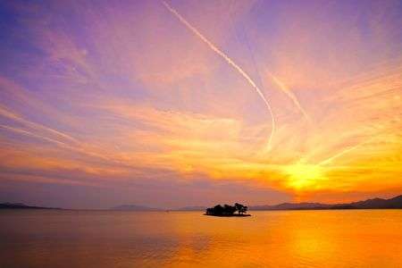 宍道湖の夕日