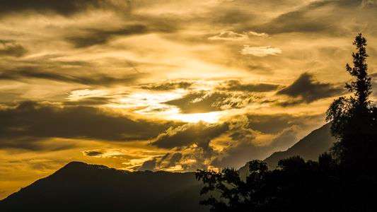 ある日の夕暮れ