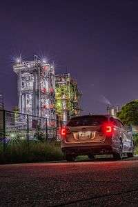 工場夜景と愛車②