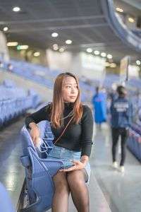 初めての野球場