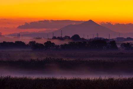 朝の渡良瀬から