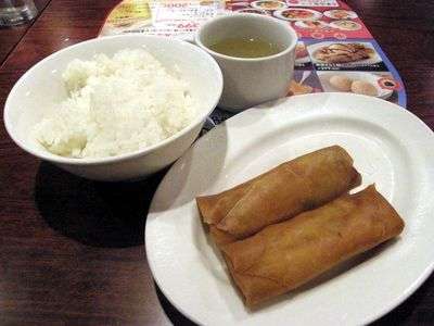 海老春巻+ごはんセット