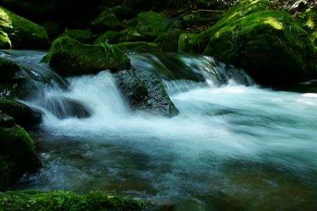 秋川渓谷の流れ