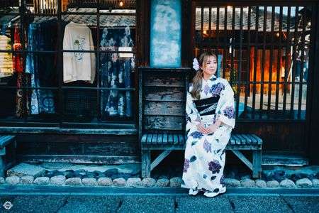 犬山城下町にて・・