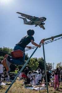 沢山の人に見送られて