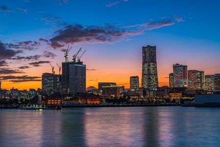sunset minatomirai