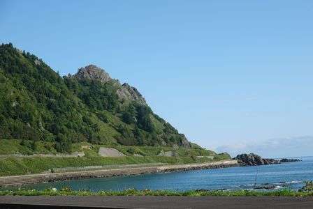 北見神威岬をのぞむ