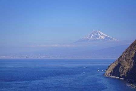 駿河湾と富士山